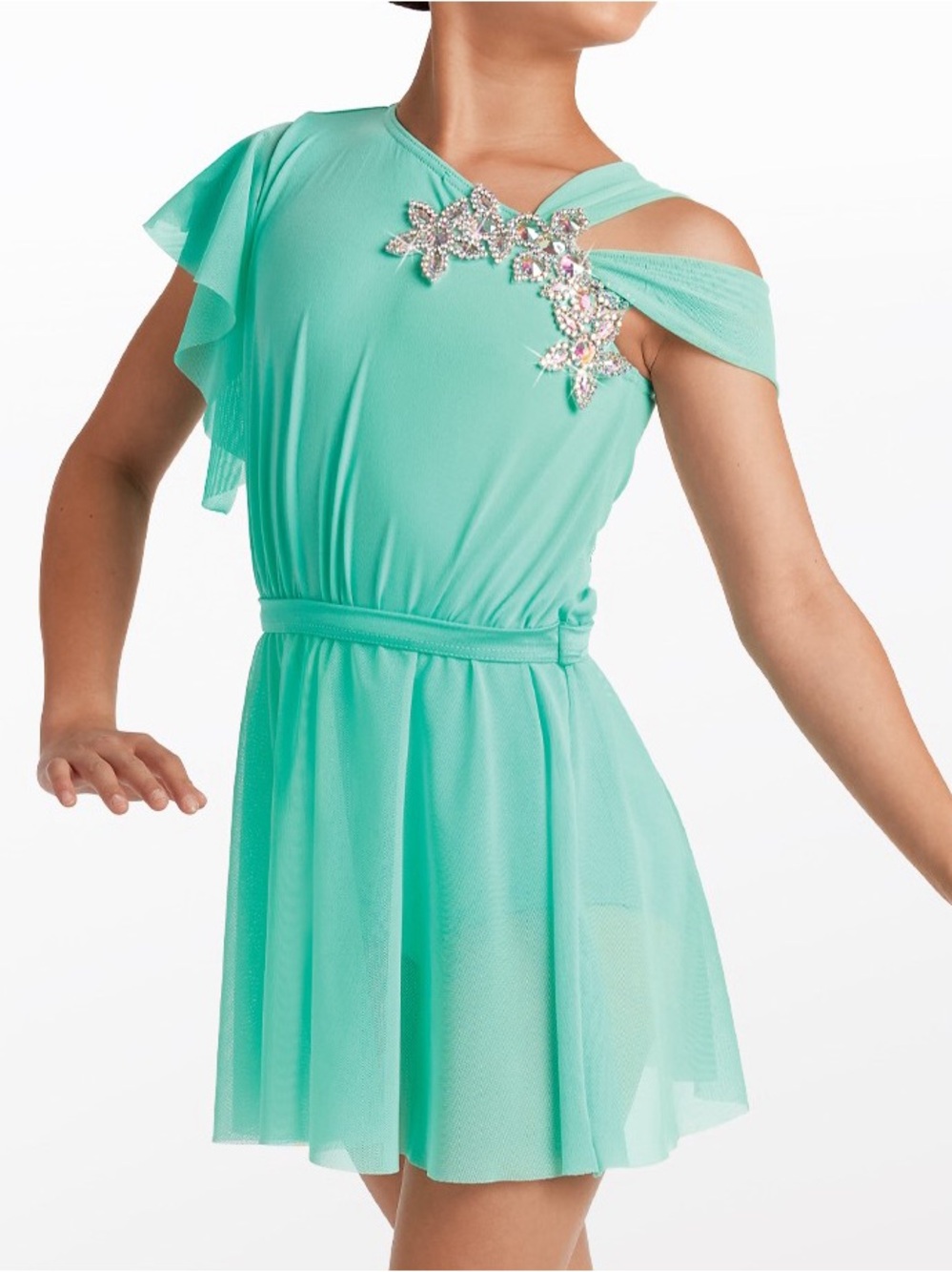 Weissman Green Dress Dance Costume